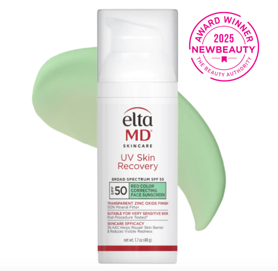 EltaMD UV Skin Recovery Red Color Correcting Green Tint Broad Spectrum SPF 50 (1.7 oz)
